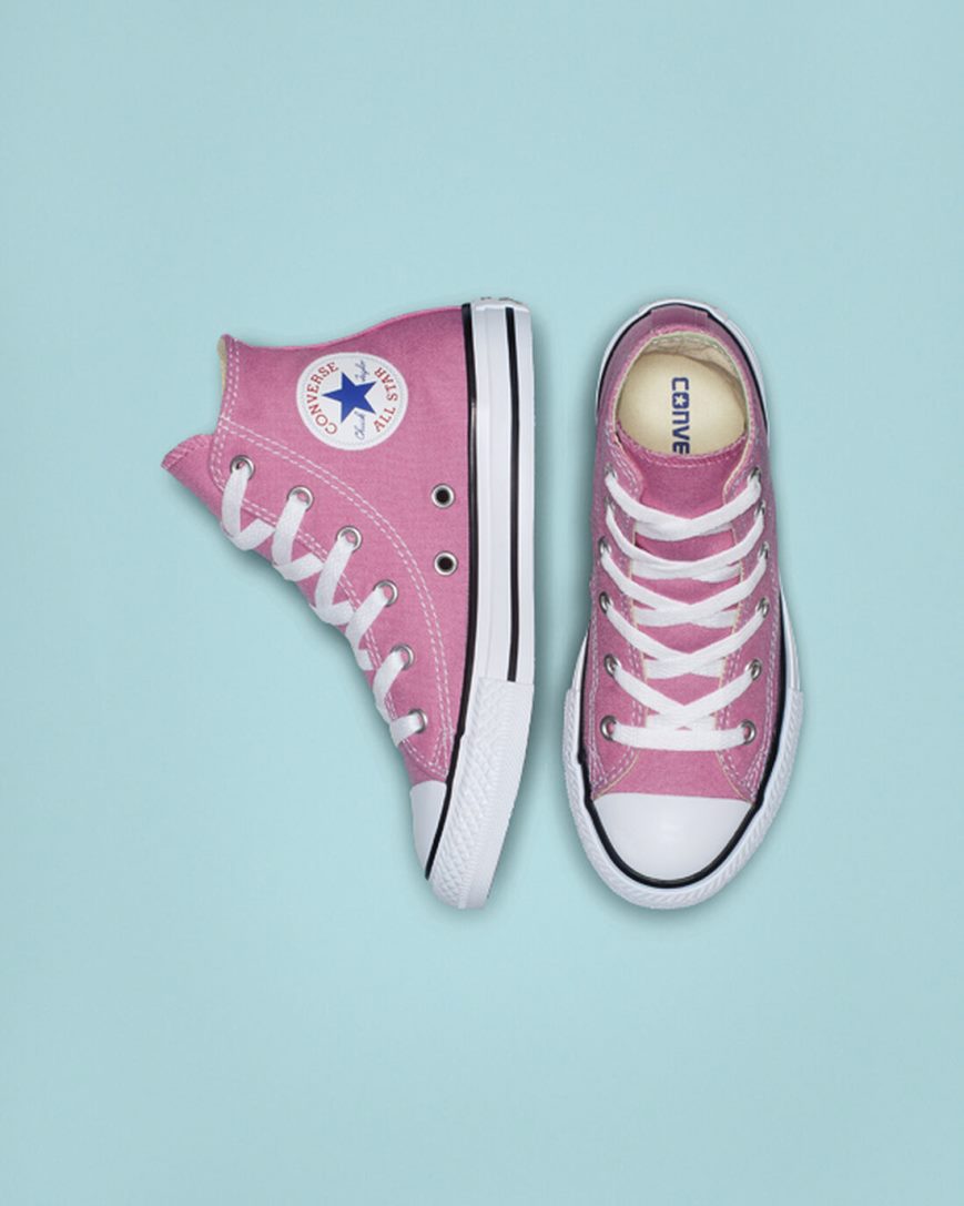 Tenisky Vysoke Converse Chuck Taylor All Star Klasické Dievcenske Ruzove | SK GIORC9